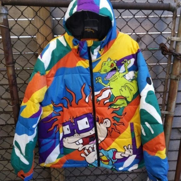 Members Only x Nickelodeon Rugrats Bomber Coat Men's Jacket - Picture 1 of 6
